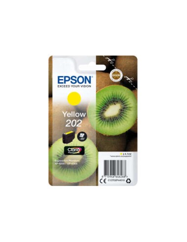 Epson 202 Amarelo Cartucho de Tinta Original - C13T02F44010
