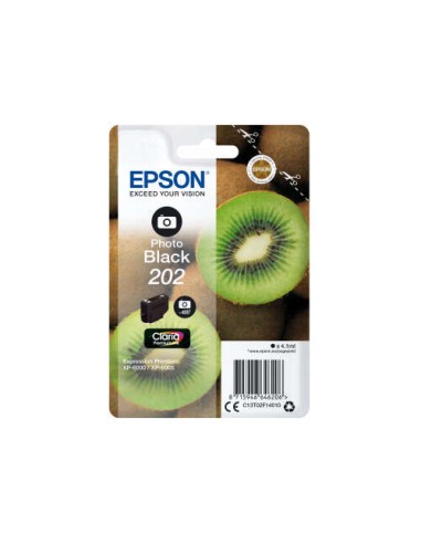 Epson 202 Preto Cartucho de Tinta Original - C13T02F14010