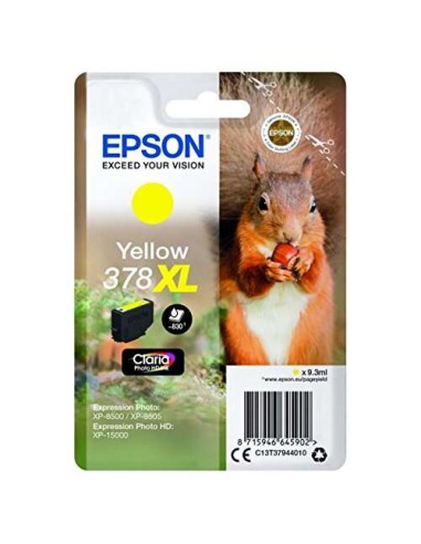 Epson 378XL Amarelo Cartucho de Tinta Original - C13T37944010