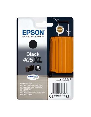 Epson 405XL Preto Cartucho de Tinta Original - C13T05H14010
