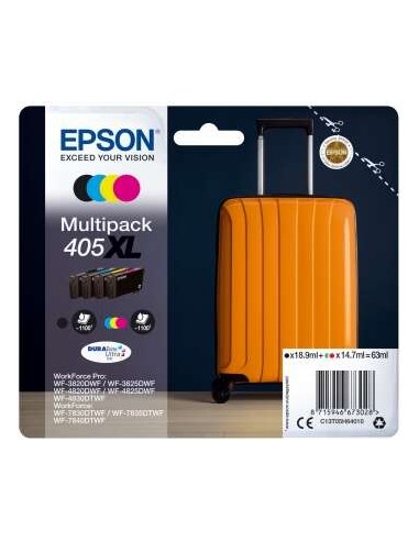 Epson 405XL Pacote de 4 Cartuchos de Tinta Originais - C13T05H64010