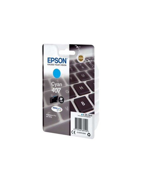 Epson 407 Ciano Cartucho de Tinta Original - C13T07U240