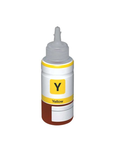 Epson 102/103/104/106/107/T6644/T6734 Garrafa de Tinta Genérica Amarela - Substitui C13T03R440/C13T00S44A10/C13T00P440/C13T00R4