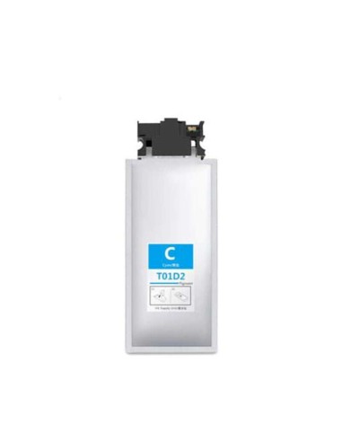 Epson T01D2/T01C2 Ciano Cartucho de Tinta Pigmentada Genérico - Substitui C13T01D200/C13T01C200
