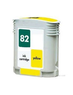 HP 82 Amarelo Cartucho de Tinta Genérico - Substitui C4913A