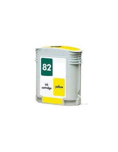 HP 82 Amarelo Cartucho de Tinta Genérico - Substitui C4913A