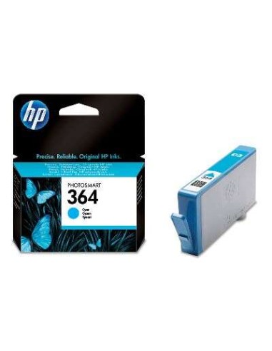 Cartucho de Tinta Original HP 364 Ciano - CB318EE