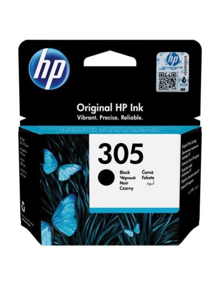 HP 305 Preto Cartucho de Tinta Original - 3YM61AE