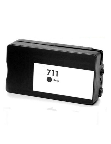 HP 711XL Preto Cartucho de Tinta Genérico - Substitui CZ133A/CZ129A