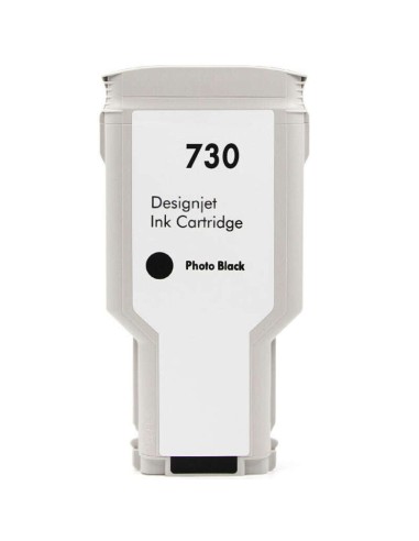 HP 730 Preto Foto Cartucho de Tinta Genérico - Substitui P2V73A/P2V67A