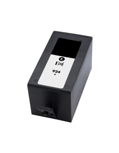 HP 924e XL Preto Cartucho de Tinta Genérico - Substitui 4K0V0NE/4K0U6NE