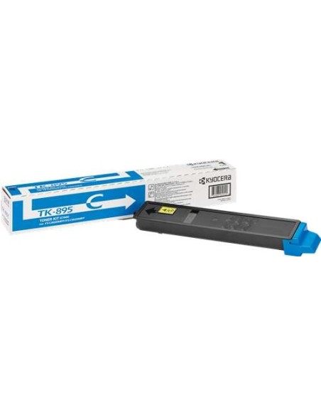 Cartucho de Toner Original Kyocera TK895 Ciano - 1T02K0CNL0/TK895C