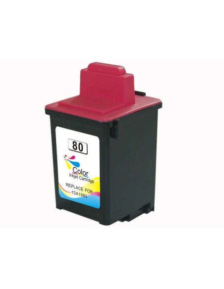 Lexmark 80 Cartucho de Tinta Colorido Genérico - Substitui 12A1980E