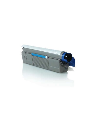 OKI C612 Ciano Cartucho de Toner Genérico - Substitui 46507507