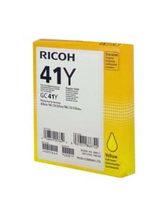 Ricoh GC41 Amarelo Cartucho de Gel Original - 405764