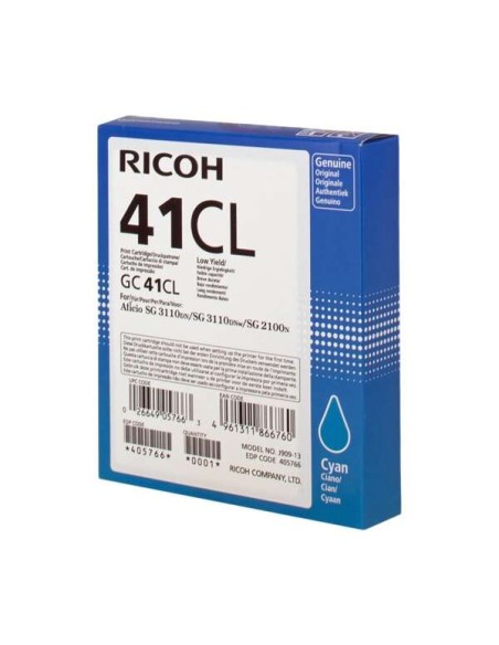 Cartucho de Gel Original Ricoh GC41CL Ciano - 405766