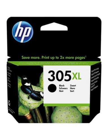HP 305XL Preto Cartucho de Tinta Original - 3YM62AE