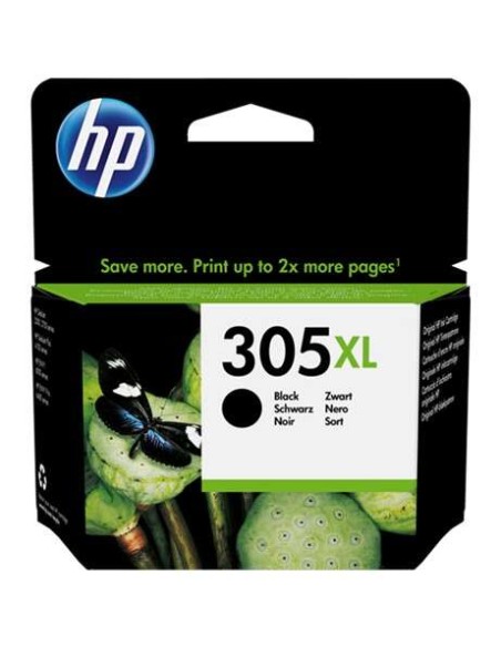 HP 305XL Preto Cartucho de Tinta Original - 3YM62AE