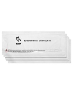 Pacote Zebra com 5 Cartões de Limpeza para ZC100 ZC300