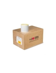 Zebra Z-Select 2000D Pacote de 12 Rolos de Etiquetas Térmicas Originais 102x102mm - Adesivo Permanente - 700 Unidades por Rolo
