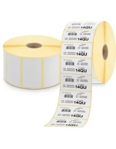 Zebra Z-Perform 1000T Pacote de 12 Rolos de Etiquetas Originais Perfuradas 38x25 mm - 2580 Unidades por rolo - 880003-025D