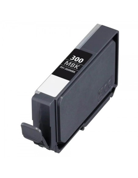 Canon PFI300 Preto Mate Cartucho de Tinta Pigmentada Genérico - Substitui 4192C001/PFI300MBK