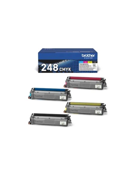 Brother TN248CMYK Pacote de 4 Cartuchos de Toner Originais - TN248VAL
