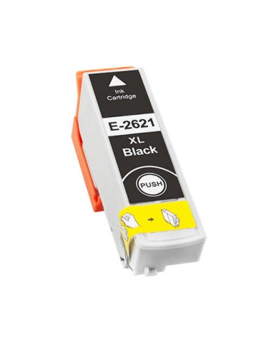 Epson T2621/T2601 (26XL) Preto Cartucho de Tinta Genérico - Substitui C13T26214012/C13T26014012