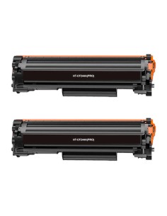 HP CF244A Preto Pacote de 2 Cartuchos de Toner Genéricos - Substitui 44A