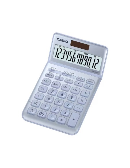 Calculadora de Mesa Casio JW-200SC 12 Dígitos Inclinação Ajustável - Símbolos de Comando de Função - Memória Total Geral e Inde