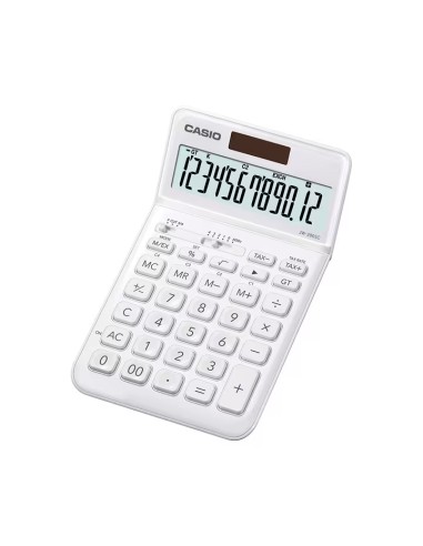 Casio JW-200SC Calculadora de Mesa 12 Dígitos Inclinação Ajustável - Símbolos de Comando de Função - Memória Total Geral e Inde