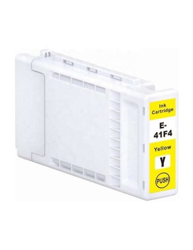 Epson T41F4/T41R4 Amarelo Cartucho de Tinta Pigmentada Genérico - Substitui C13T41F440/C13T41R440