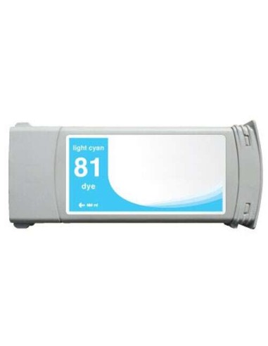 HP 81 Ciano Claro Cartucho de Tinta Genérico - Substitui C4934A
