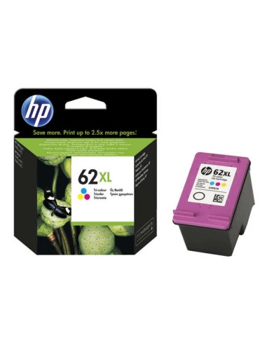 Cartucho de Tinta Original HP 62XL Colorido - C2P07AE