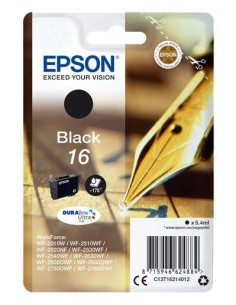 Epson T1621 Preto Cartucho de Tinta Original - C13T16214012