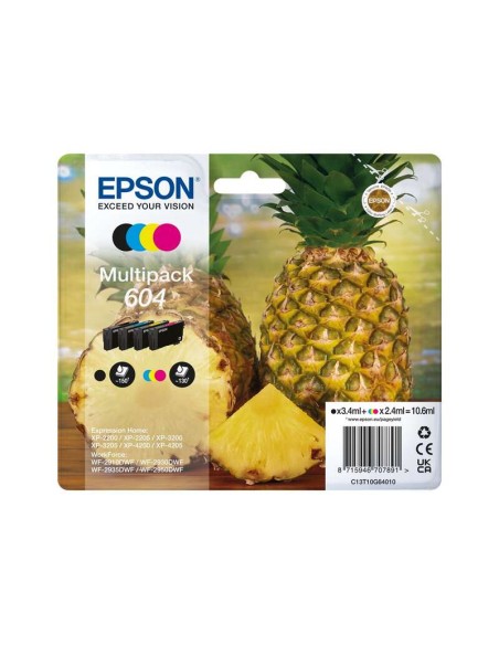 Epson 604 Pack de 4 Cartuchos de Tinta Originais - C13T10G64010