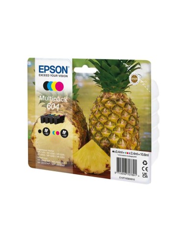 Epson 604 Pack de 4 Cartuchos de Tinta Originais - C13T10G64010