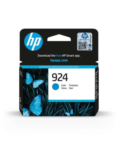 HP 924 Ciano Cartucho de Tinta Original - 4K0U3NE