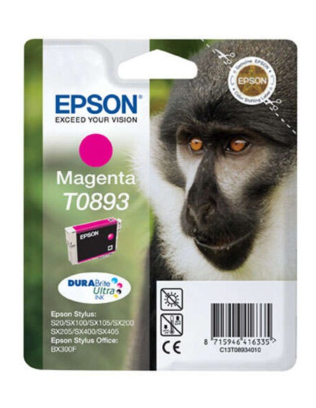 Epson T0893 Magenta Cartucho de Tinta Original - C13T08934011