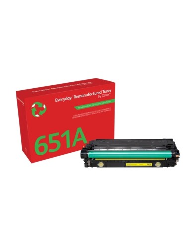 Xerox Everyday HP CE342A/CE742A/CE272A Amarelo Cartucho de Toner Remanufaturado - Substitui 651A/307A/650A