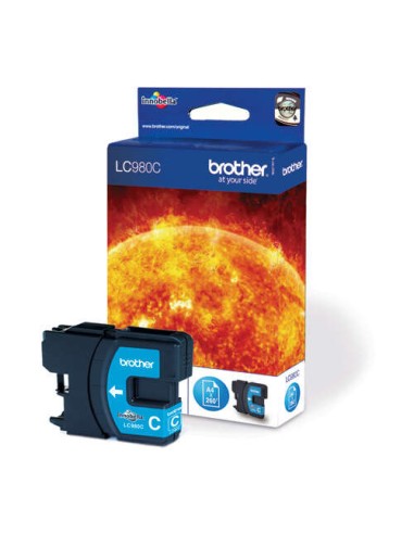 Brother LC980 Ciano Cartucho de Tinta Original - LC980C