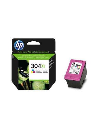 Cartucho de Tinta Original HP 304XL Colorido - N9K07AE