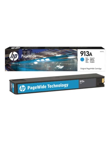 Cartucho de Tinta Original HP 913A Ciano - F6T77AE