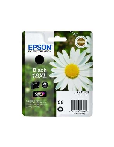 Epson T1811 (18XL) Preto Cartucho de Tinta Original - C13T18114012