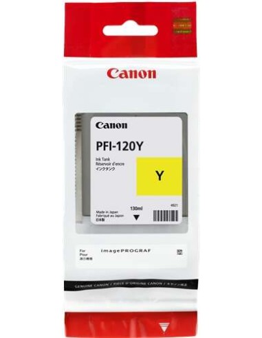 Canon PFI120 Amarelo Cartucho de Tinta Original - 2888C001