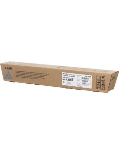 Ricoh Aficio MP-C2503SP/MP-C2003SP/MP-C2011SP Ciano Cartucho de Toner Original - 841931
