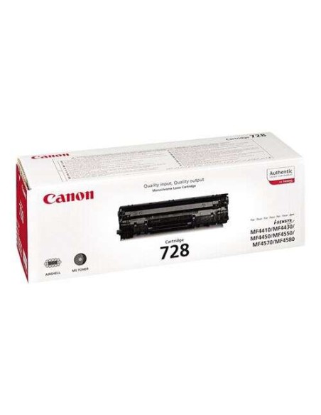Canon 728 Preto Cartucho de Toner Original - 3500B002