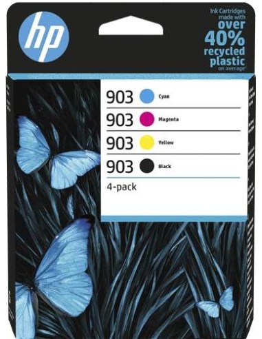 HP 903 Pack de 4 Cartuchos de Tinta Originais - 6ZC73AE