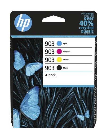 HP 903 Pack de 4 Cartuchos de Tinta Originais - 6ZC73AE