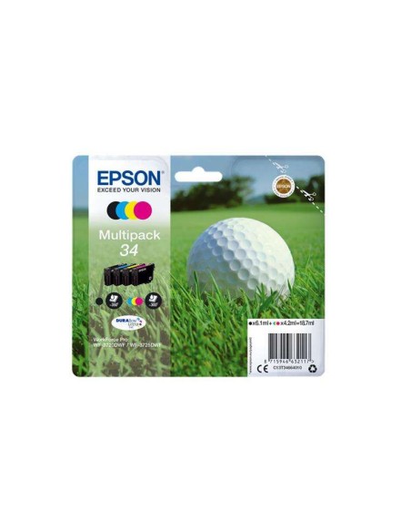 Epson T3466 Pacote de 4 Cartuchos de Tinta Originais - C13T34664010